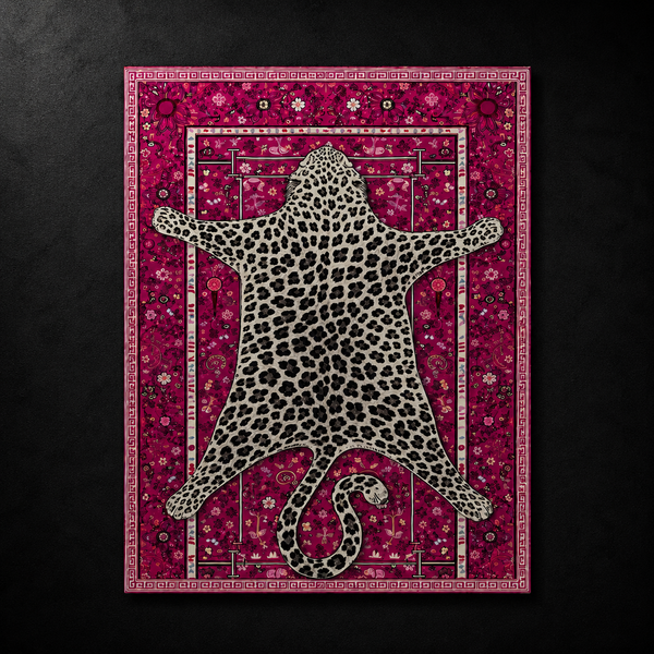cheetah rug