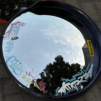 Graffiti Traffic Mirror